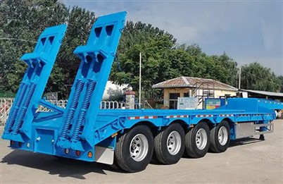 Lowboy Truck Trailer